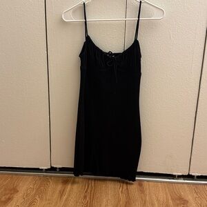 Black Princess Polly Spaghetti Strap Dress